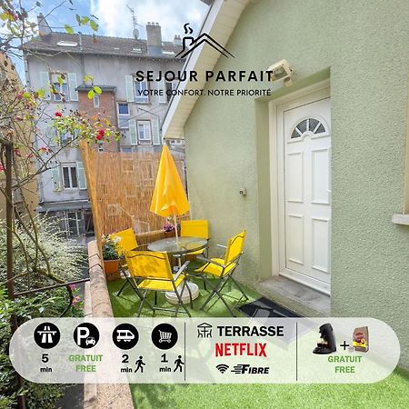 Maisonnette Le Faubourg - Centre Ville, Terrasse Et Netflix Belfort Dış mekan fotoğraf