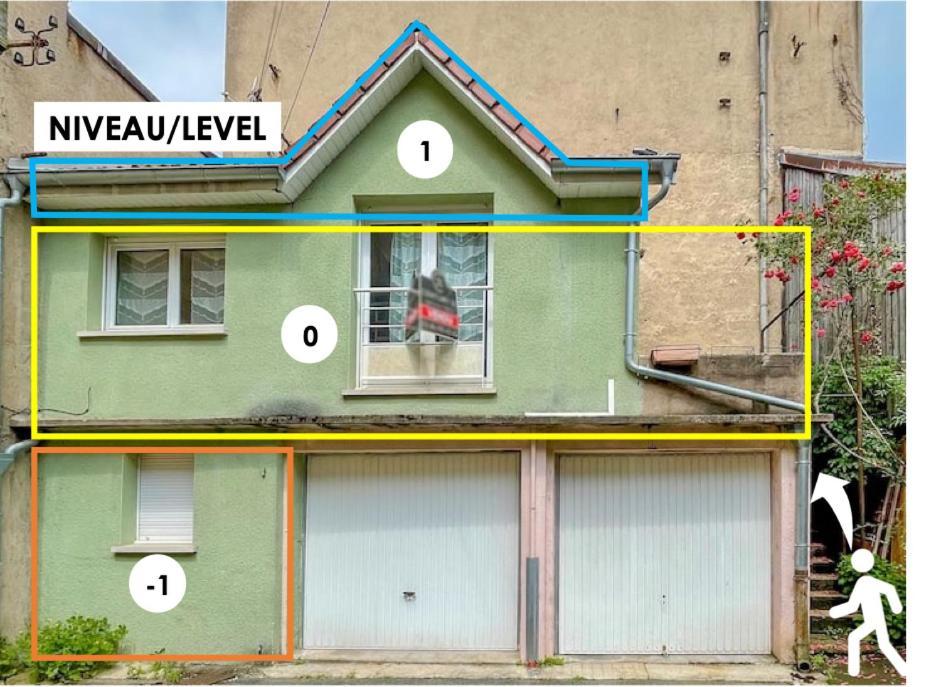 Maisonnette Le Faubourg - Centre Ville, Terrasse Et Netflix Belfort Dış mekan fotoğraf